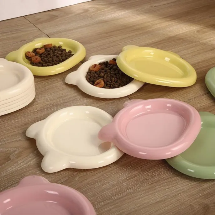 Cute Anti-Spill Non-Tip PP Pet Bowl2 Cute Anti-Spill Non-Tip PP Pet Bowl