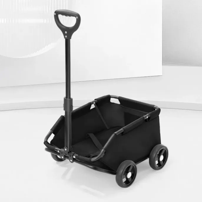 Foldable 4 Wheels Pet Stroller Holds Pets up to 22 lbs9 Foldable Portable 4 Wheels Pet Stroller