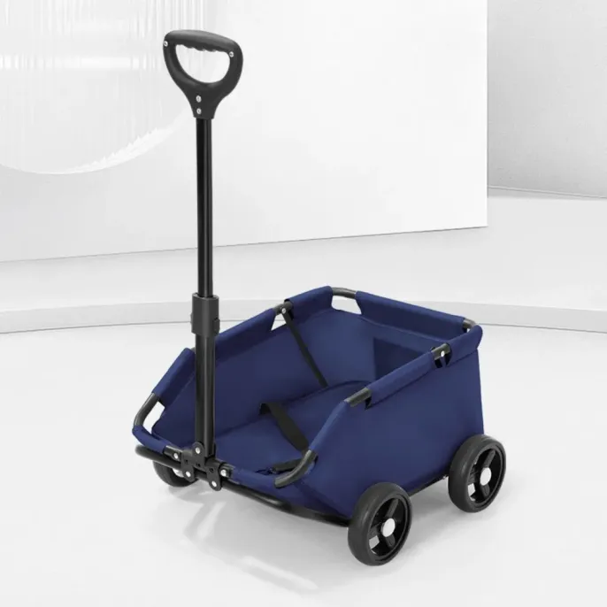 Foldable 4 Wheels Pet Stroller Holds Pets up to 22 lbs7 Foldable Portable 4 Wheels Pet Stroller