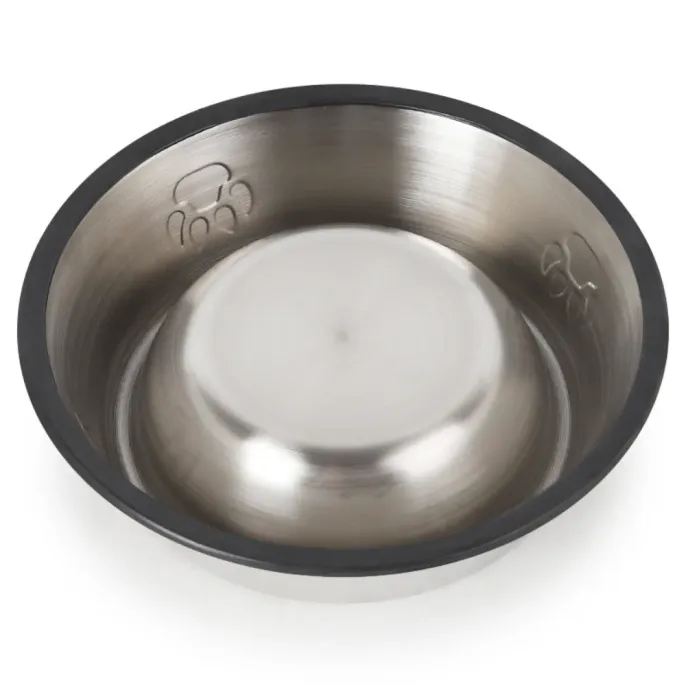 Durable Stainless Steel Pet Bowl with Rubber Base7 Durable Stainless Steel Pet Bowl with Rubber Base