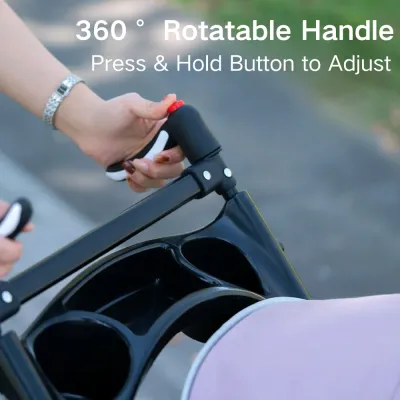 Deluxe Detachable Portable Foldable Pet Stroller with 4 Wheels Deluxe Detachable Portable Foldable Pet Stroller with 4 Wheels
