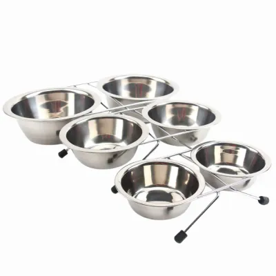 stainless steel bowls with a sturdy