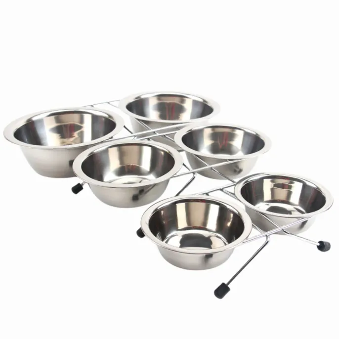 stainless steel bowls with a sturdy
