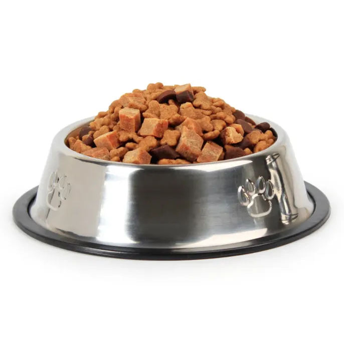 Durable Stainless Steel Pet Bowl with Rubber Base4 Durable Stainless Steel Pet Bowl with Rubber Base