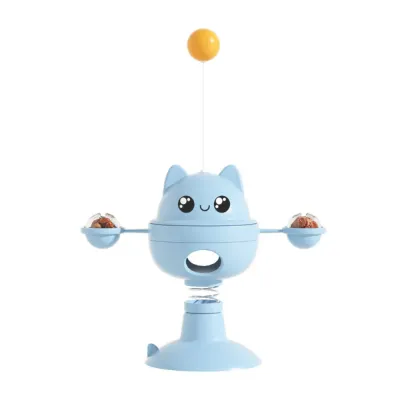 Tumbler Suction Cup Interactive PP Tower Track Ball Cat Toy