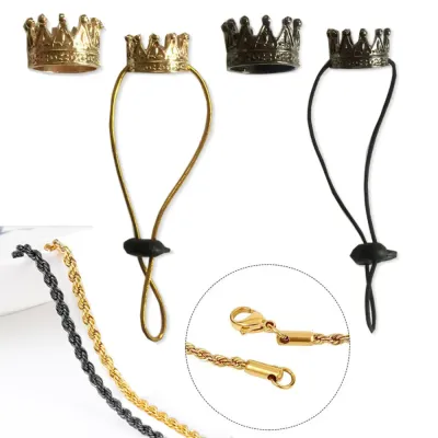 Crown and Neckless Costume Pet Outfit for Lizard