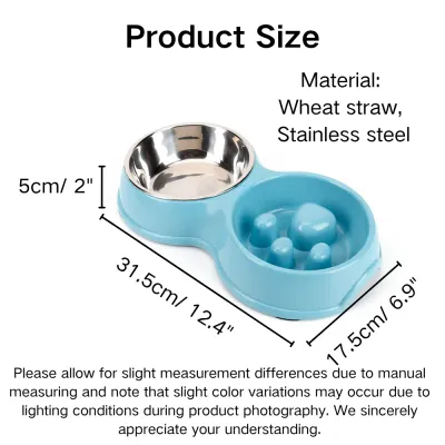 Detachable Smooth Wheat Straw Pet Bowl with Non-slip Base9 Detachable Smooth Wheat Straw Pet Bowl with Non-slip Base