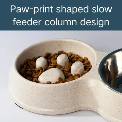 Detachable Smooth Wheat Straw Pet Bowl with Non-slip Base5 Detachable Smooth Wheat Straw Pet Bowl with Non-slip Base