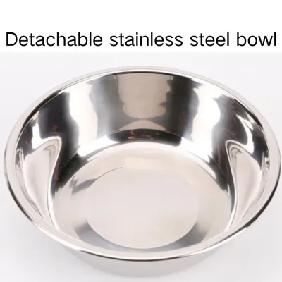 Detachable Smooth Wheat Straw Pet Bowl with Non-slip Base10 Detachable Smooth Wheat Straw Pet Bowl with Non-slip Base