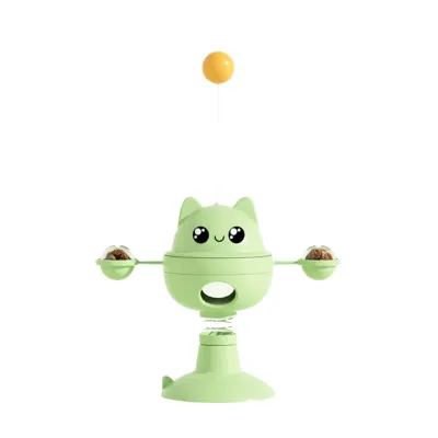Tumbler Suction Cup Interactive PP Tower Track Ball Cat Toy