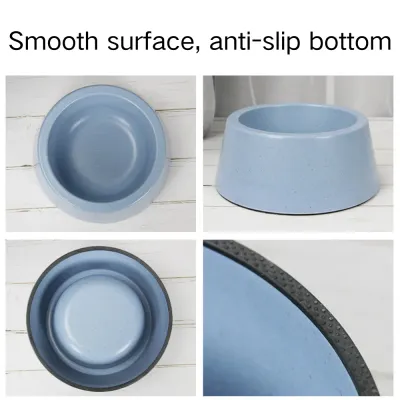 Smooth Bamboo Fiber Pet Bowl with Non-slip Base2 Smooth Bamboo Fiber Pet Bowl with Non-slip Base