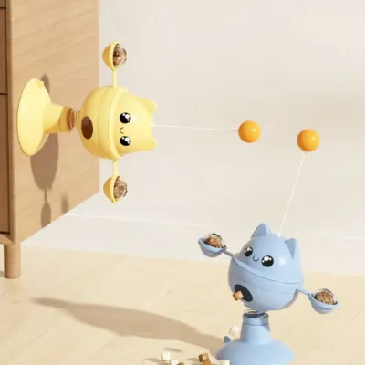 Tumbler Suction Cup Interactive PP Tower Track Ball Cat Toy