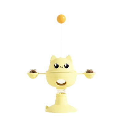 Tumbler Suction Cup Interactive PP Tower Track Ball Cat Toy