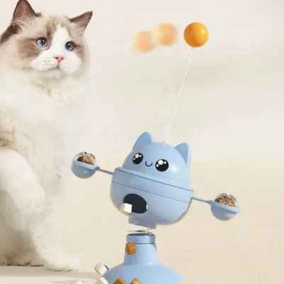 Tumbler Suction Cup Interactive PP Tower Track Ball Cat Toy