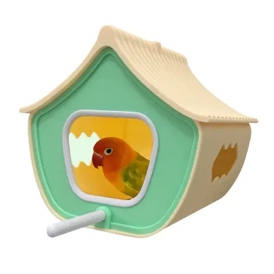 Beautiful Breathable Hanging PLA Bird House with Perch