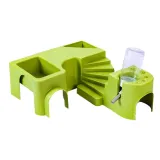 Multi-Functional Hamster Cage Accessory Set with Water Bottle3 Multi-Functional Hamster Cage Accessory Set with Water Bottle
