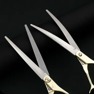7.7 Inch and 6.5 Inch Stainless Steel Pet Grooming Scissors 7.7 Inch and 6.5 Inch Stainless Steel Pet Grooming Scissors