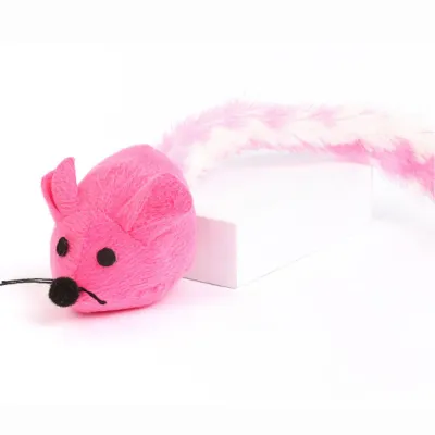 Interactive Squeaky Catnip Mouse Shape Plush Cat Toy Interactive Squeaky Catnip Mouse Shape Plush Cat Toy
