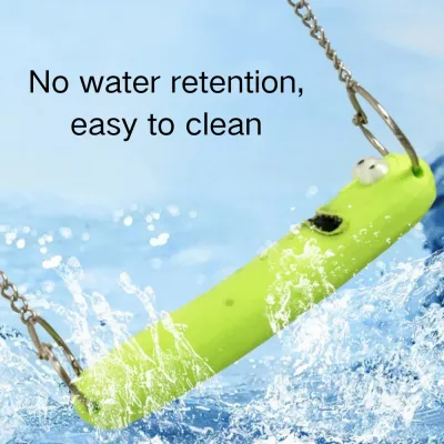 Easy to Clean Cucumber Style PLA Bird Swing Toy2 Easy to Clean Cucumber Style PLA Bird Swing Toy