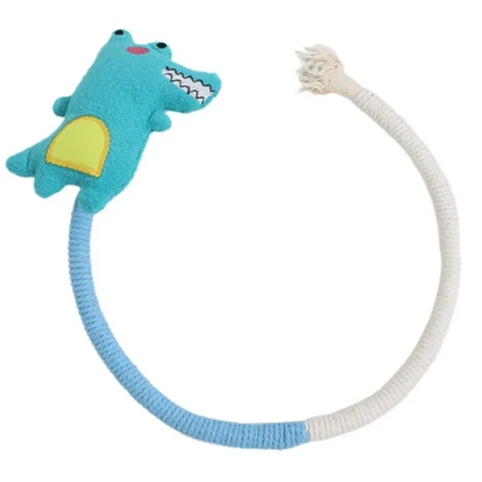 Interactive Self-Play Plush Chew Rope Toy for Cats Interactive Self-Play Plush Chew Rope Toy for Cats