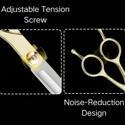 7.7 Inch and 6.5 Inch Stainless Steel Pet Grooming Scissors 7.7 Inch and 6.5 Inch Stainless Steel Pet Grooming Scissors