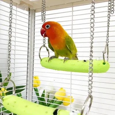 Easy to Clean Cucumber Style PLA Bird Swing Toy4 Easy to Clean Cucumber Style PLA Bird Swing Toy