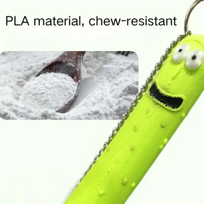Easy to Clean Cucumber Style PLA Bird Swing Toy6 Easy to Clean Cucumber Style PLA Bird Swing Toy