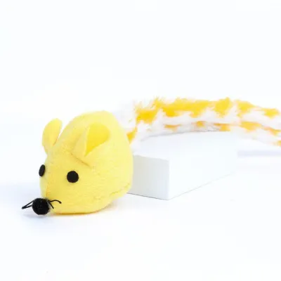 Interactive Squeaky Catnip Mouse Shape Plush Cat Toy Interactive Squeaky Catnip Mouse Shape Plush Cat Toy