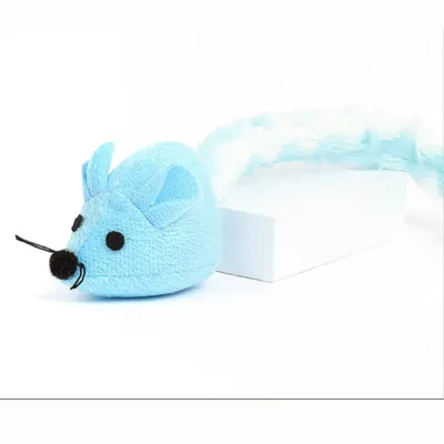 Interactive Squeaky Catnip Mouse Shape Plush Cat Toy Interactive Squeaky Catnip Mouse Shape Plush Cat Toy