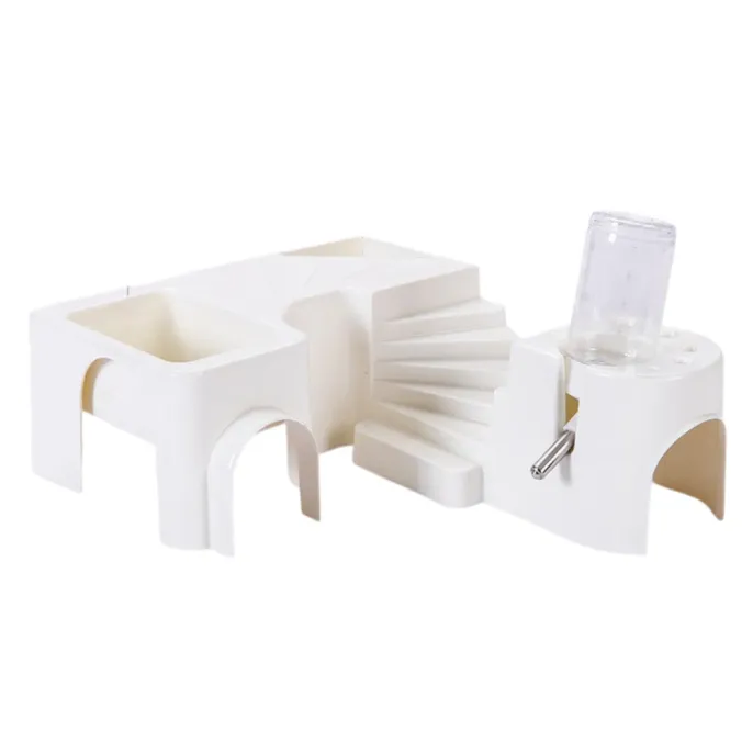 Multi-Functional Hamster Cage Accessory Set with Water Bottle8 Multi-Functional Hamster Cage Accessory Set with Water Bottle