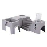 Multi-Functional Hamster Cage Accessory Set with Water Bottle9 Multi-Functional Hamster Cage Accessory Set with Water Bottle