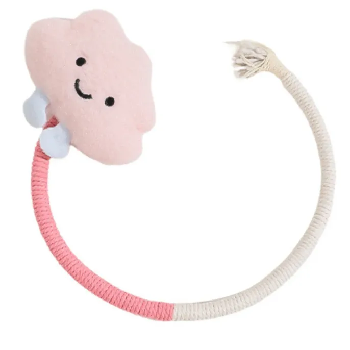 Interactive Self-Play Plush Chew Rope Toy for Cats Interactive Self-Play Plush Chew Rope Toy for Cats