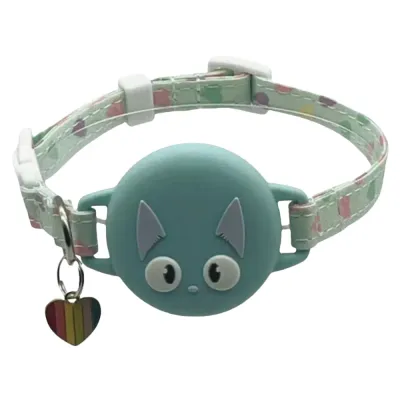 Silicone AirTag Holder Adjustable Cat Pet Collar Silicone AirTag Holder Adjustable Cat Pet Collar
