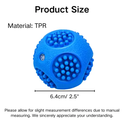 Floatable Squeaky Teething Bouncy TPR Dog Chew Toy Ball2 Floatable Squeaky Teething Bouncy TPR Dog Chew Toy Ball