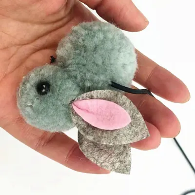 Door-Hanging Cute Plush Rabbit Cat Toy with Elastic Cord