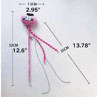 Kitty Interactive Pulley Fishing Rod Cat Toy Teaser