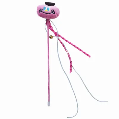 Kitty Interactive Pulley Fishing Rod Cat Toy Teaser