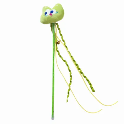 Kitty Interactive Pulley Fishing Rod Cat Toy Teaser