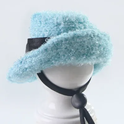 Small Animal Sky Blue Hat for Hamster Guinea Pig Small Animal Sky Blue Hat for Hamster Guinea Pig