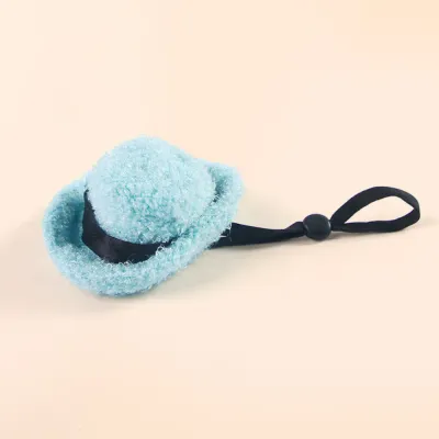 5Small Animal Sky Blue Hat for Hamster Guinea Pig Small Animal Sky Blue Hat for Hamster Guinea Pig