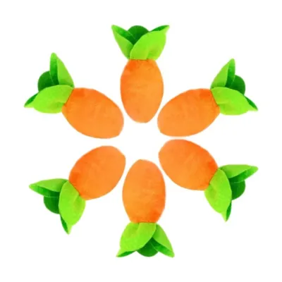 Interactive Teeth-Cleaning Pulling Up Carrot Plush Dog Toy Interactive Teeth-Cleaning Pulling Up Carrot Plush Dog Toy