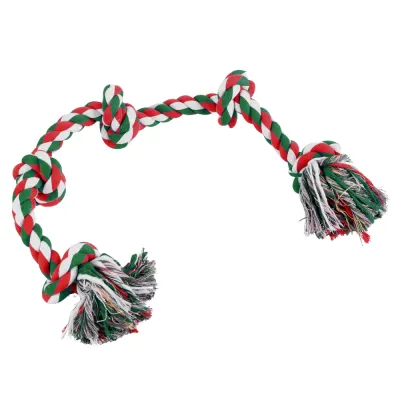 Large Durable Cotton Rope Tug of War Dog Toy2 Large Durable Cotton Rope Tug of War Dog Toy