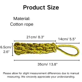 Durable Cotton Rope Tug of War Pet Dog Puppy Toy