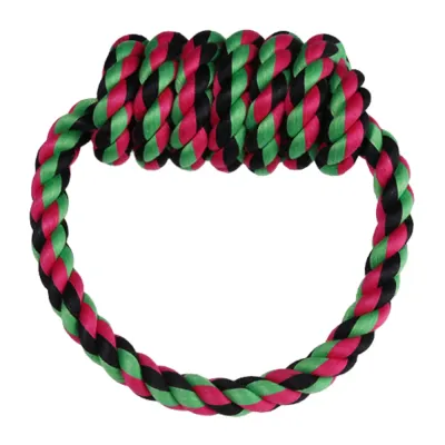 Durable Cotton Rope Tug of War Dog Toy Ring5 Durable Cotton Rope Tug of War Dog Toy Ring