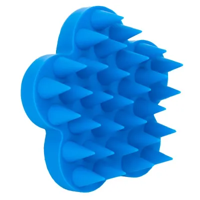 Gentle for Wet or Dry Coat Care Flower-Shaped Silicone Pet Brush3 Gentle for Wet or Dry Coat Care Flower-Shaped Silicone Pet Brush