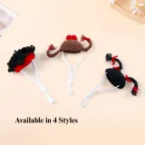 Handmade Knit Hat for Hamsters Small Animal Cute Photo Prop