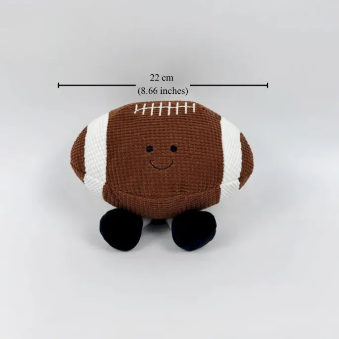 squeaky dog toy Plush Dog Sports Ball Toy Squeaky Football Basketball Volleyball