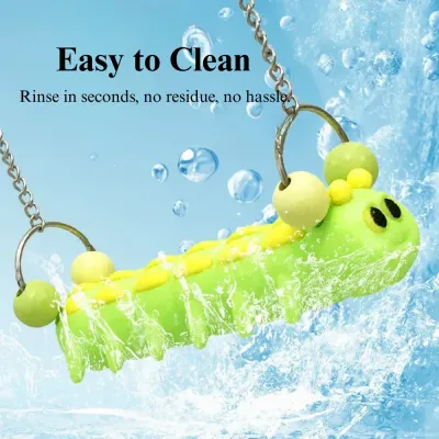 Colorful Caterpillar Parrot Swing Toy PLA Bird Perch Platform Accessory