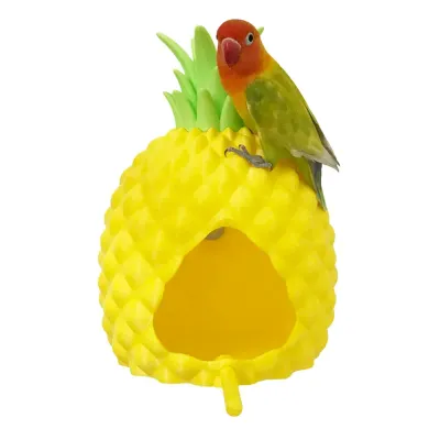 pineapple bird nest Cartoon Pineapple Bird Nest Parrot Hideout Durable PLA Shelter All Season