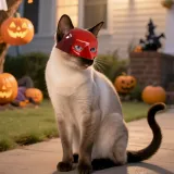 festive cat mask costume Halloween Cat Mask Creative Cartoon Cat Costume Party Funny Face Mask